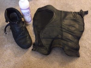 Ariat Volant Half Chaps after cleaning with Leather CPR