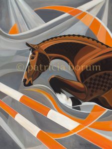 Patricia Borum Thunderbird Horse 48 x 36 big W