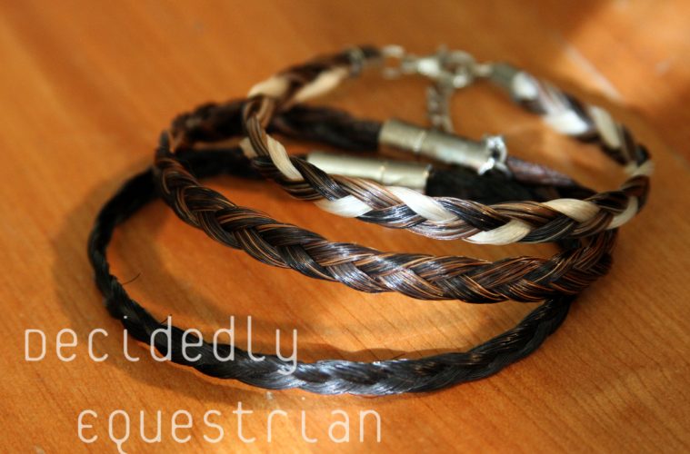 horse hair bracelet made with your horses hair