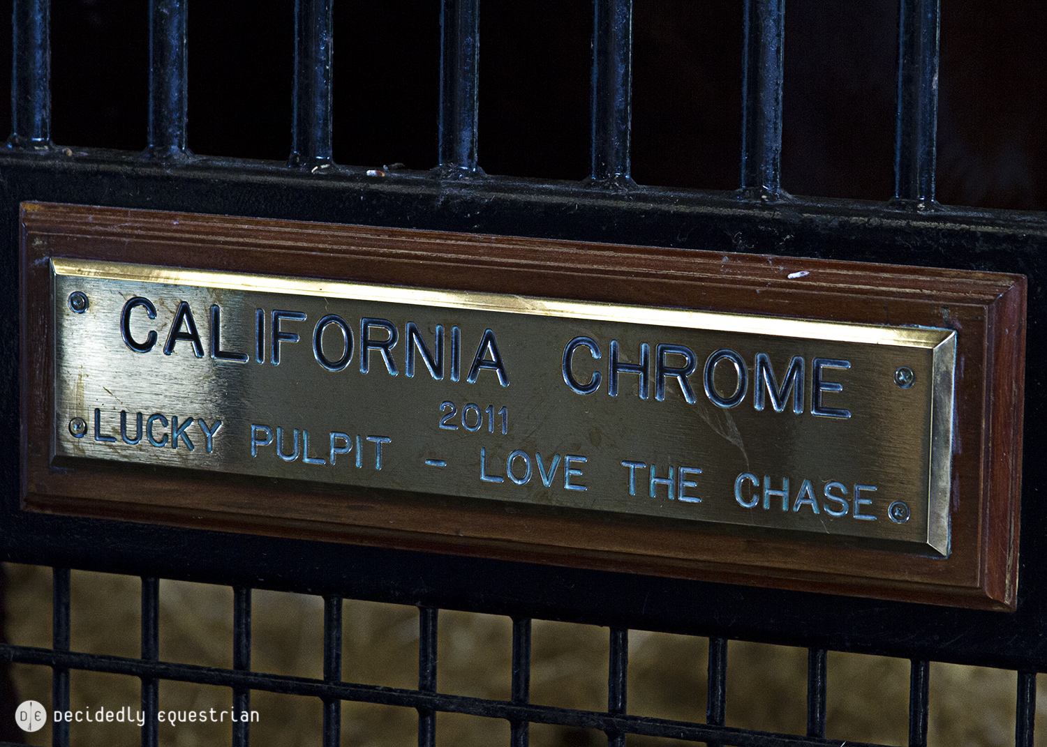 California Chrome Stall