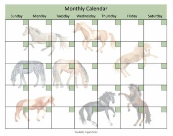 Montly Calendar
